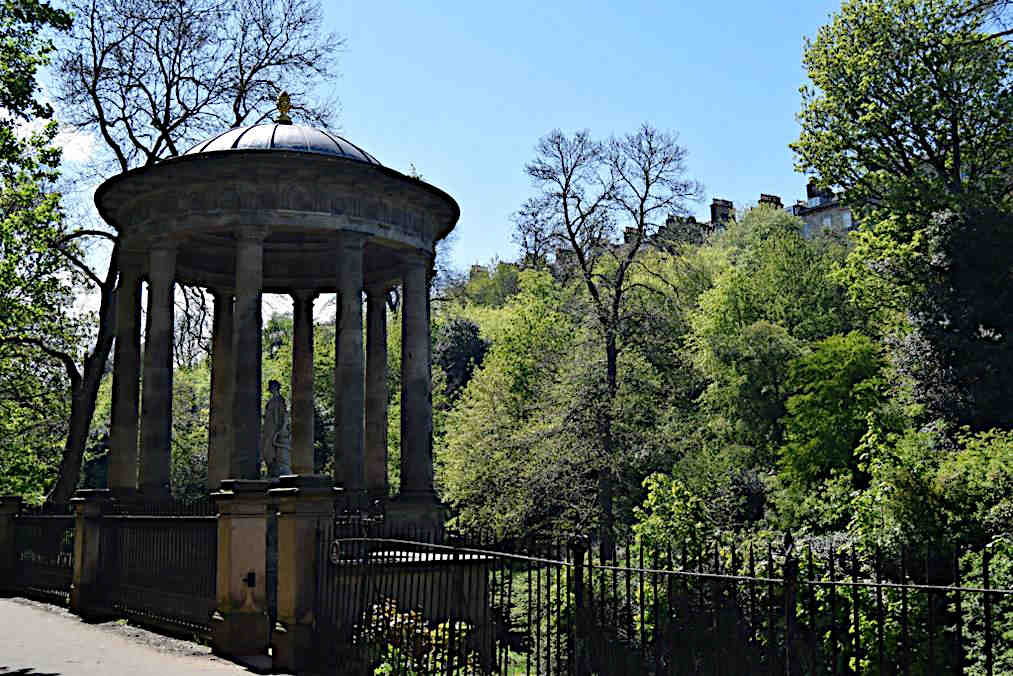 St Bernard's well in the Dean village, Edinburgh